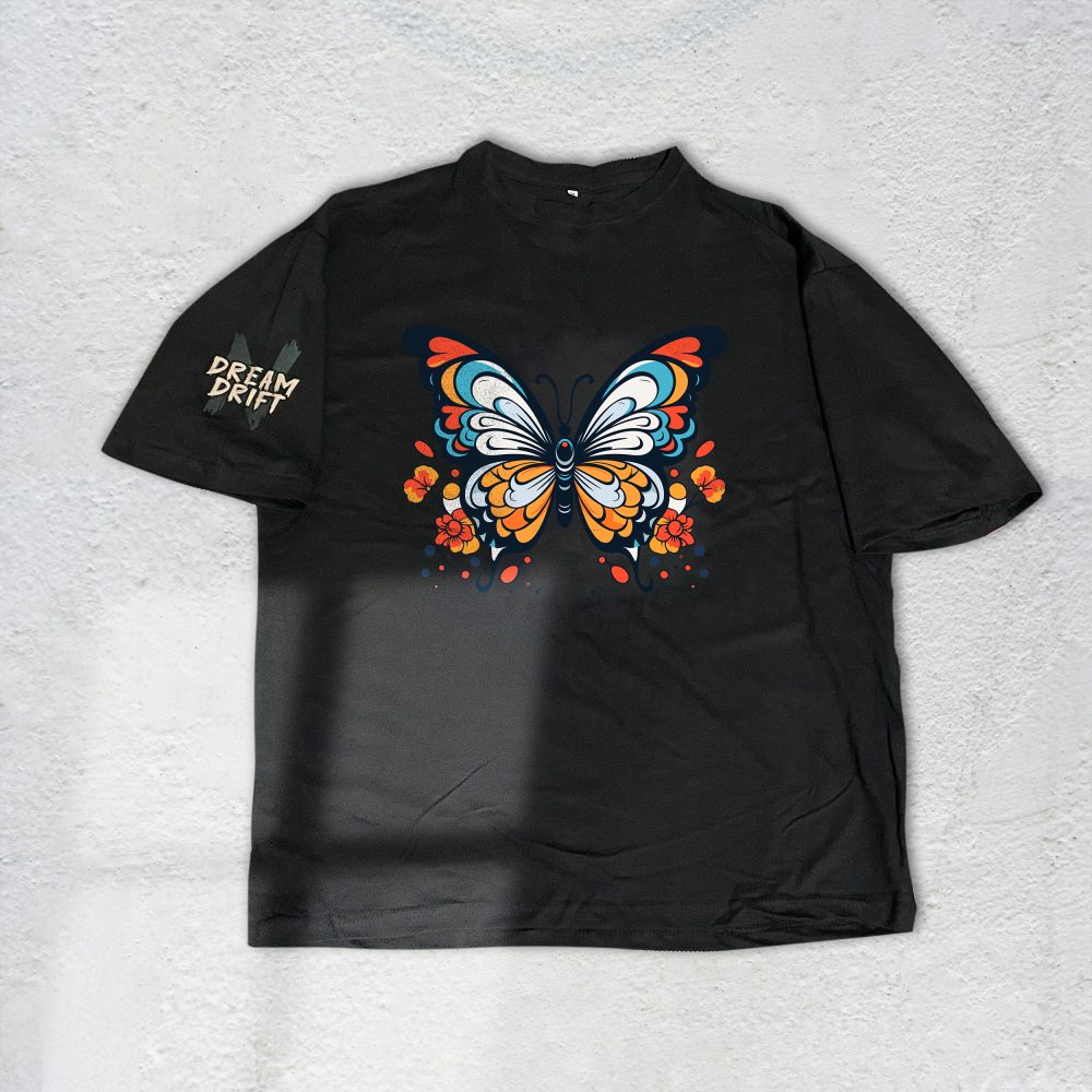 Butterfly Bloom - Oversized Tee